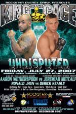 Watch King of the cage Undisputed Movie2k