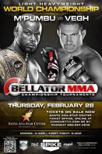 Watch Bellator 91 Christian M�Pumbu vs. Attila Vegh Movie2k